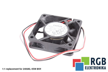 06015KA-24N-AL NMB TECHNOLOGIES SUSTITUTO A90L-0001-0506#105 2406KL-05W-B59 60X60X15MM, 24V, 0.13A VENTILADOR