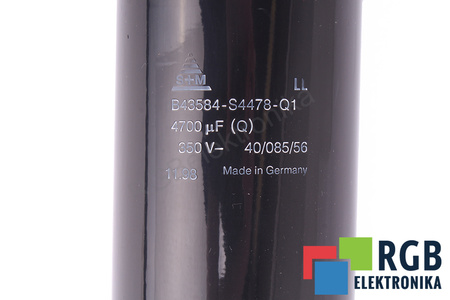 CONDENSADOR B43584-S4478-Q1 S+M 4700UF, 350V