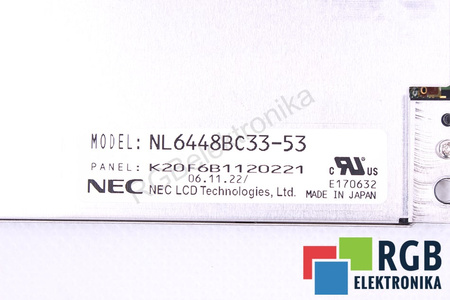 NL6448BC33-53 NEC 10.4" MATRIZ LCD