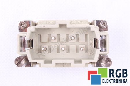 CMM03 ILME PC-GF20 16A, 500V, 5PIN ENCHUFE PLANO MACHO