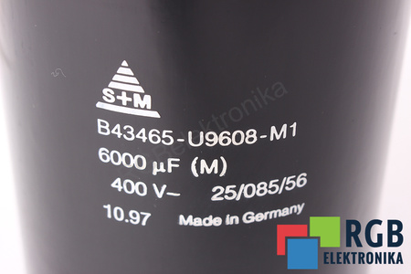 CONDENSADOR B43465-U9608-M1 S+M 6000UF, 400VDC