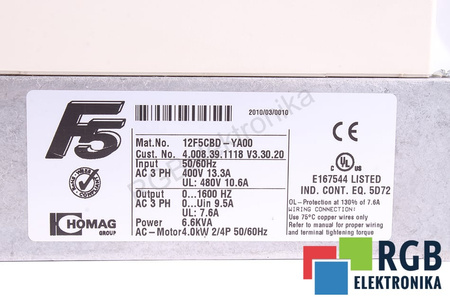 12F5CBD-YA00 HOMAG 12.F5.CBD-YA00