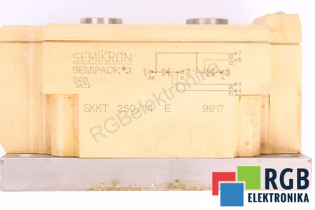 SKKT250/14E SEMIKRON SEMIPACK 3 250A, 1400V