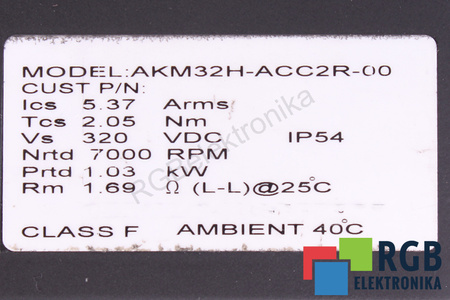 AKM32H-ACC2R-00 KOLLMORGEN SEIDEL ESTATOR