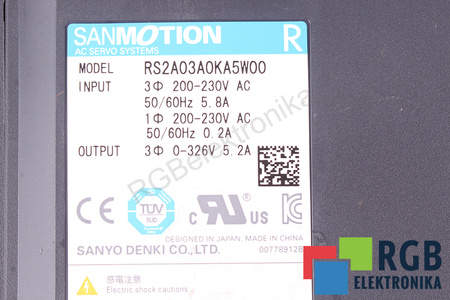 RS2A03A0KA5W00 SANMOTION