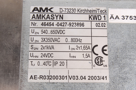 KWD1 AMK 46454-0427-923896 AMKASYN