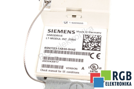 6SN1123-1AB00-0HA2 SIEMENS VERSION A SIMODRIVE 611