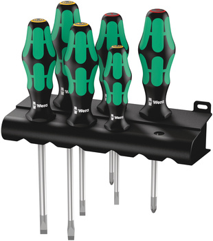 05105650001 WERA 334/6 RACK JUEGO DE DESTORNILLADORES KRAFTFORM PLUS LASERTIP + BANDEJA, 6 PIEZAS