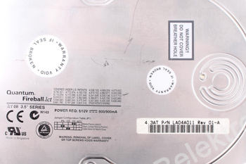 LA04A011 QUANTUM FIREBALL 3.5" 4.3GB IDE