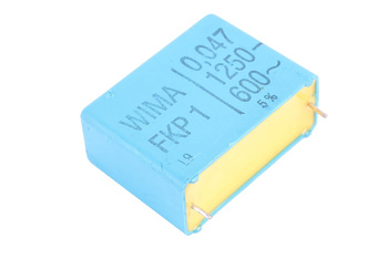 CONDENSADOR 0.047UF FKP1 WIMA 1250VDC, 600VAC